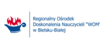 Logotyp Regionalny Ośrodek Doskonalenia Nauczycieli “WOM” w  Bielsku-Białej
